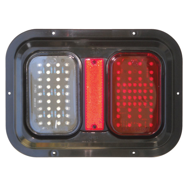 Diamond Group By Valterra Diamond Group by Valterra DG52721PB LED Tail Light with Back Up - 11", Red, Rectangle DG52721PB